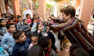Mme-Kristalina-Georgieva-effectue-une-visite-à-Marrakech-à-lécole-Riad-Zitoun-504x300
