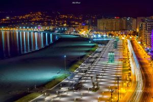 La-corniche-de-Tanger-amenagee-par-SOMAGEC-by-night