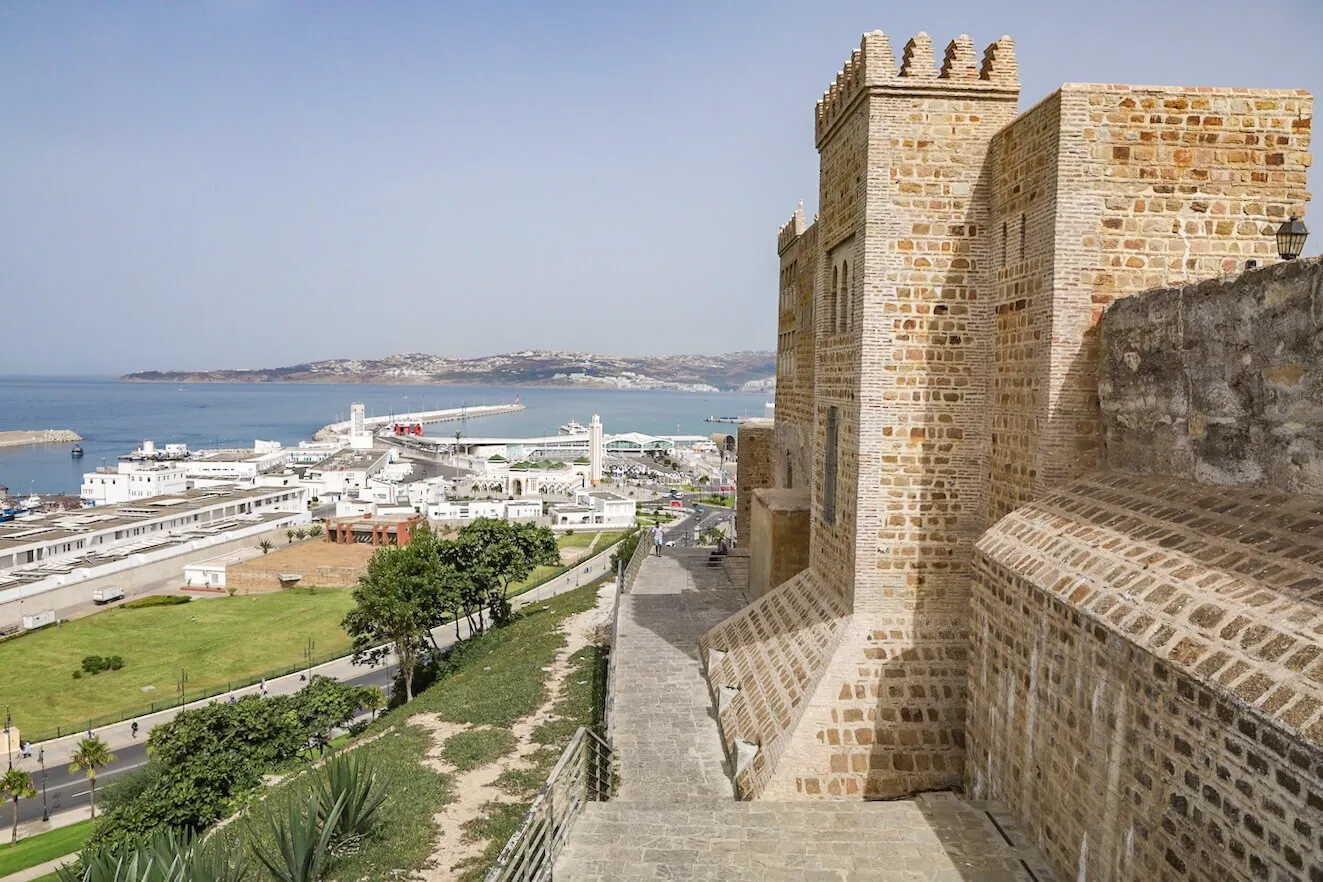 A-Day-Trip-to-Tangier-from-Tarifa-Spain-Kasbah-Medina-Wall